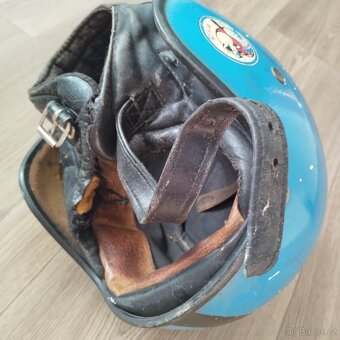 Motoristická retro přilba - 5