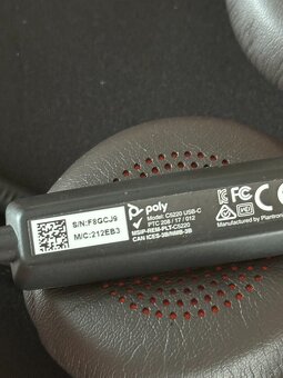 Sluchátka s mikrofonem HP Poly 5220 USB-C - 5