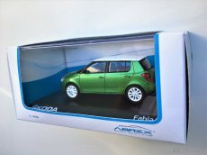Model ŠKODA Fabia II RS Zelená metalíza "Rallye" Abrex 1/43 - 5