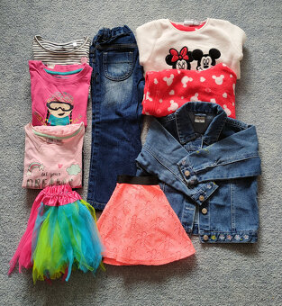 oblečení na holčičku - velikost 98/104 - 11 kusů - 5