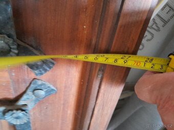 Dvoukřídlé vchodové dveře s kovanim - 5