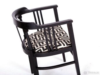 Přečalouněné starožitné křesílko, židle. - 5