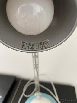 Stolni lampa, modrá E14 - 5