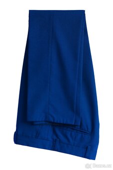 Pánský oblek tmavě modrý - 5