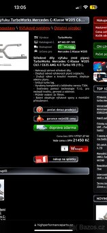 Středové díly výfuku TurboWorks Mercedes C-Klasse W205 - 5