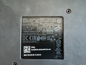 Dokovací stanice pro notebooky Dell s 2x USB-C Thunderbolt - 5