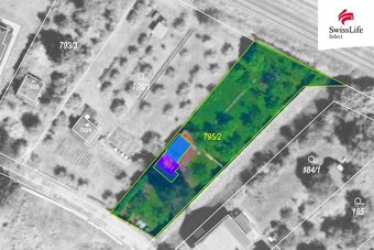 Prodej stavebního pozemku 930 m2, Tetčice - 5