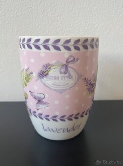 Sada 2 hrnečků s levandulí – růžový a modrý - 5