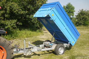 Prodám traktorový vlek Dýnek 1,8 t STK do 2029(cena bez DPH) - 5