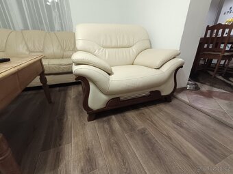 Kožená sedačka 1 +1+3 - 5