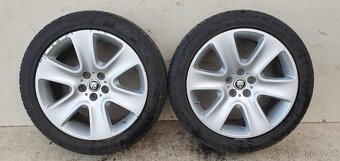 Alu kola Jaguar XF 18" 5x108, letní Dunlop 245/45R18 - 5
