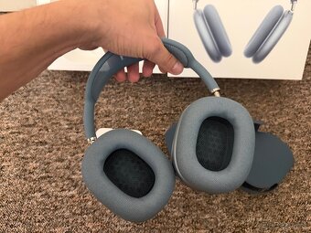 Apple Airpods Max USB-C Blue. TOP stav, zaruka do 5/27 - 5