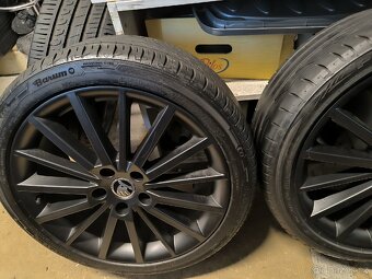 ALU kola Škoda Octavia III 5x112 r18, Originál, pneu 7mm - 5