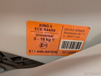 Autosedačka Britax Romer King II - 5