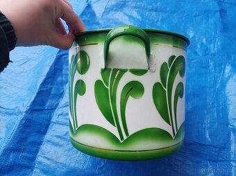 Smaltovaný hrnec, průměr 22 cm - 5