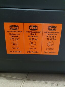 Autosedačka Chicco 9-36 kg (1-12 let) - 5