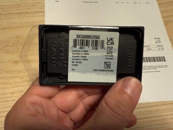 KINGSTON KC600 SSD disk 256GB mSATA - 5