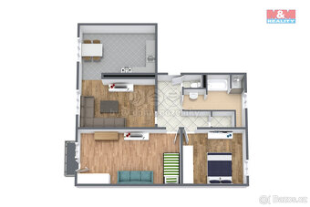 Prodej bytu 3+1, 84 m², Bukovany - 5