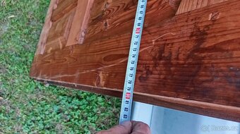 Prodám dřevěné dveře masiv 80cm levé - 5