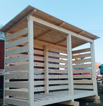 Dřevník - přístřešek na dřevo - 5