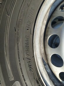 Prodám plechové disky vw crafter 5x120 r16 - 5