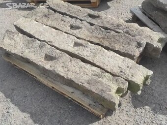 Staré kamenné sloupky, žulový sloupek, 50 ks - 5