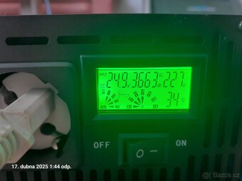 Prodám sinusový měnič napětí 24/230V 5/12kW - 5