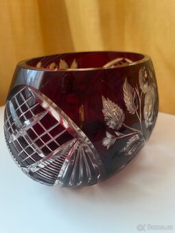 Rubínový koš / mísa - 5