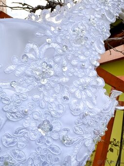 Svatební šaty XS - 5