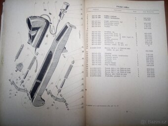 Jawa 50 typ 551 Jawetta-seznam náhradních součástí 1959 - 5