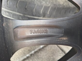 ALU kola Peugeot 16" 4x108 + pneu 215/55 R16 - 5