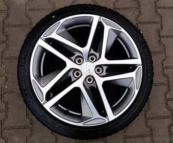 Alu kola originál Peugeot 308, 308 SW 5x108 R18 KRÁSNÁ SADA - 5
