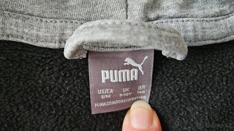 Bavlněná mikina na zip s kapucí PUMA 140–145 cm / 10 let - 5