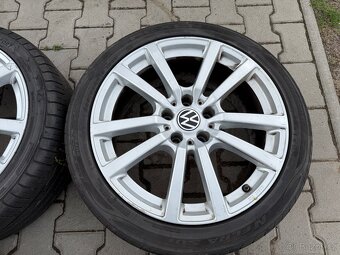 4x al kola 5x120 19 + pneu letní 255/40 R19 - 5