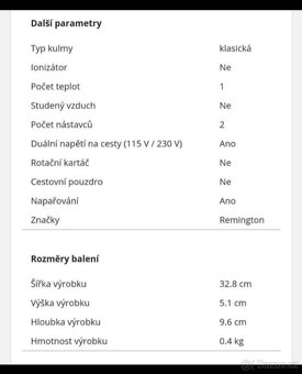 Kulma na vlasy REMINGTON - 5