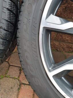 Bmw x3, x4 alu 245/45 r20 zimní top stav - 5