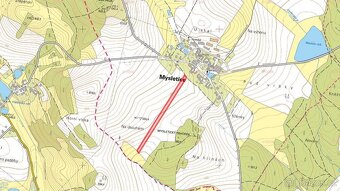 Pozemek, bydlení, prodej, Mysletice, Jihlava - 5