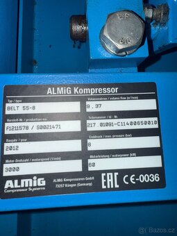 Šroubový kompresor ALMiG Belt 55-8 - 5