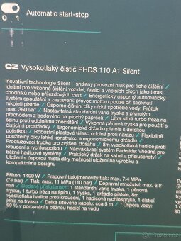 VAPKA Parkside, vysokotlaký čistič, nový - 5