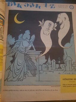 Časopis Dikobraz ročníky 1961-69 svázané - 5