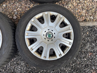 Plechové disky 15" s pneu zimní - 185/60 R15 88T - 5