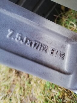 alu 17" Seat,VW,Škoda letní 225/45/17 Hankook 6-7mm - 5