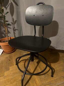 Otočná židle černá IKEA - 5