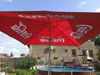 Zahradní slunečník Coca-Cola - KOMPLET - 5