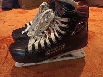 Brankářské brusle Bauer Vapor 1X, vel. EUR 44, 8,5D, (užší) - 5