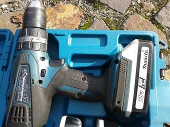 18V AKU vrtačka MAKITA HP457D + 3x AKU - 5