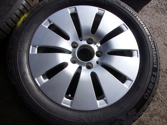 Zimní sada Mercedes 6,5x16 ET38 5x112x66,5 + pneu 205/60/16 - 5