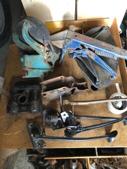 Hlavní stojan boční stojan IŽ49 IŽ350 DKW - 5