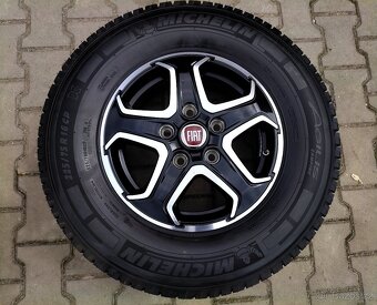 Alu kola originál Fiat Ducato 5x130 R16 VELICE PĚKNÁ SADA - 5
