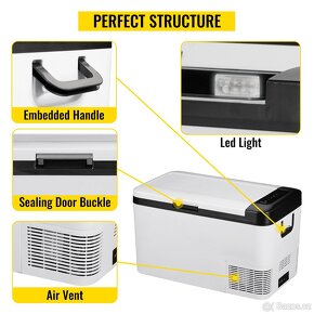Kompresorová lednice 12V, 24V, 230V 25l chladí/mrazí - 5
